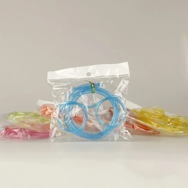 Funny Flexible Straw Glasses