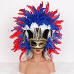 Feather Masquerade Party Mask