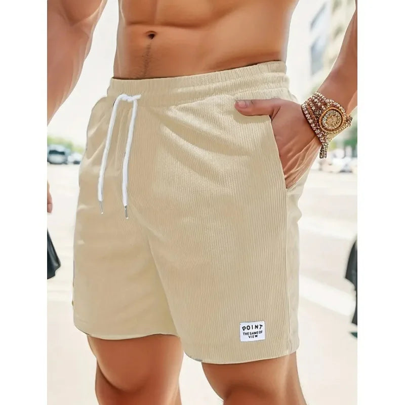 Corduroy Sweatpants Beach Shorts