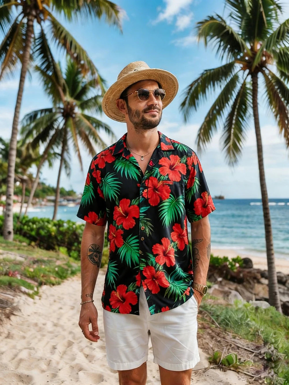 Summer Print Casual Shirt