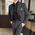 Italian Double-Breasted Luxury Tuxedo