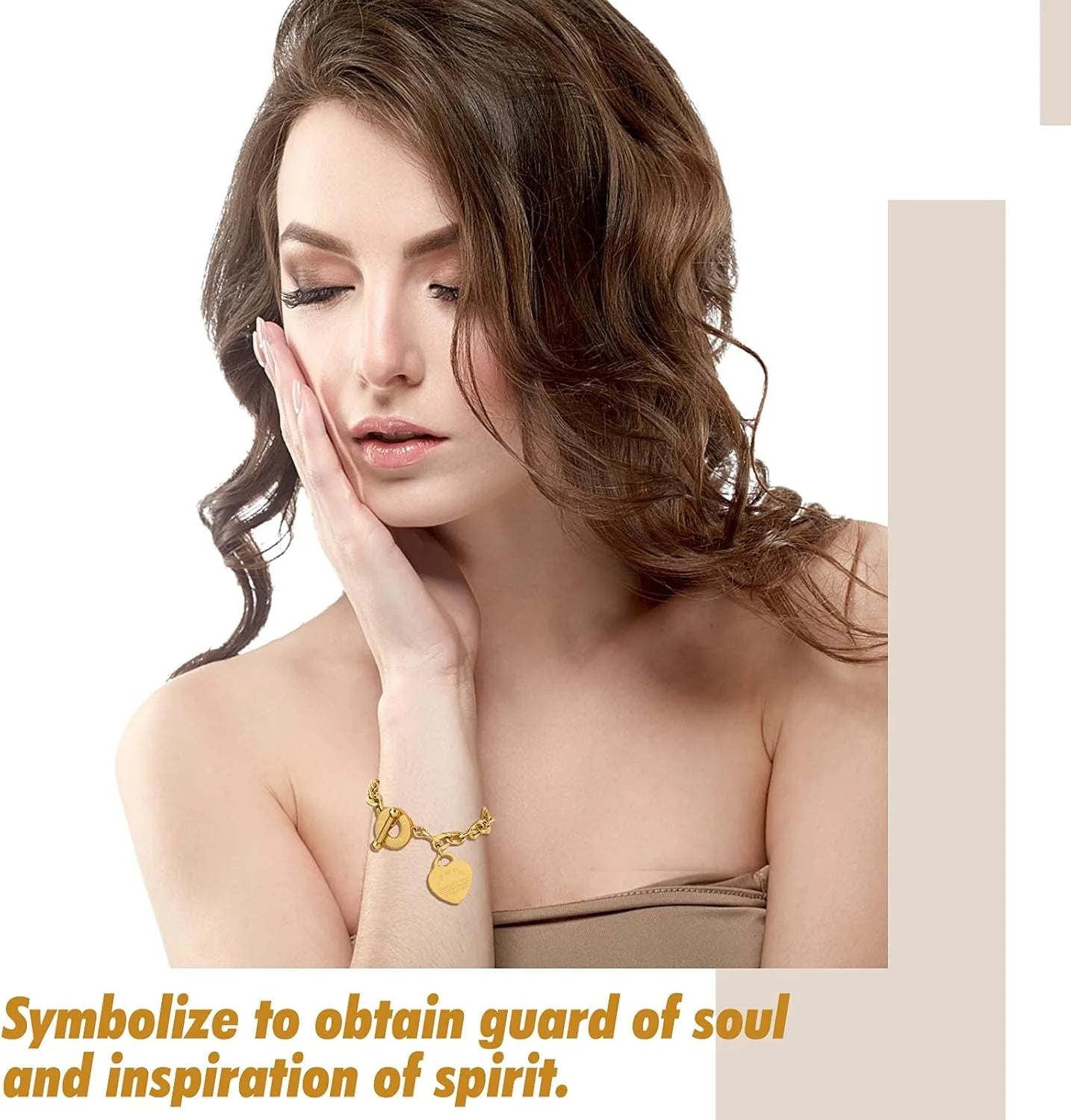 Heart Link Chain Bracelet