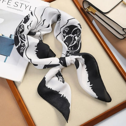 Elegant Square Silk Scarf