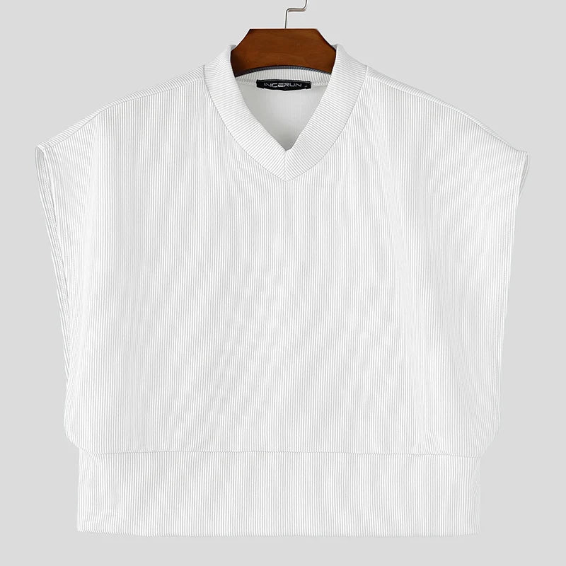 INCERUN Loose Crop Tank Top