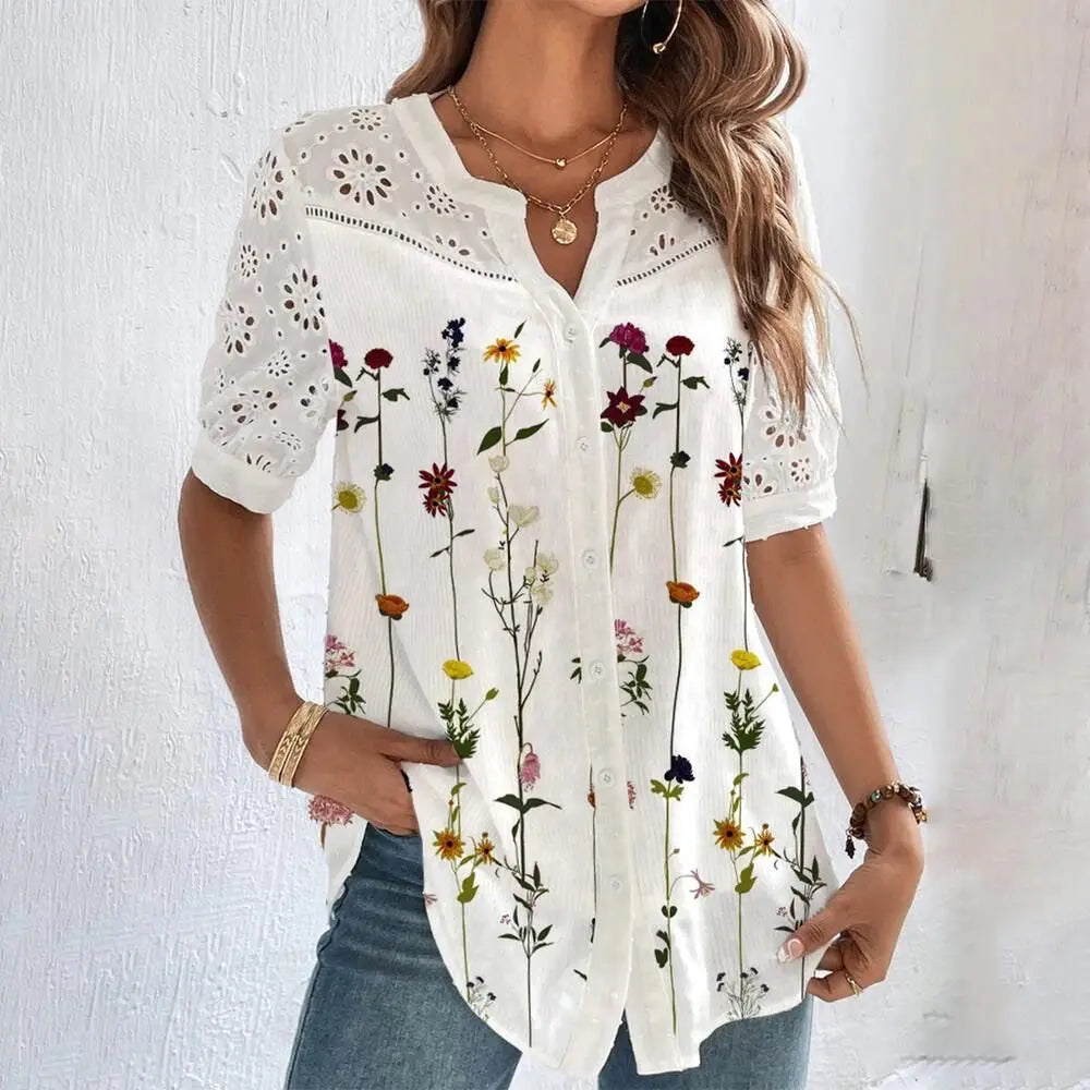Elegant Lace Women’s Blouse