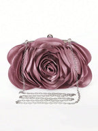 Floral Evening Clutch Bag