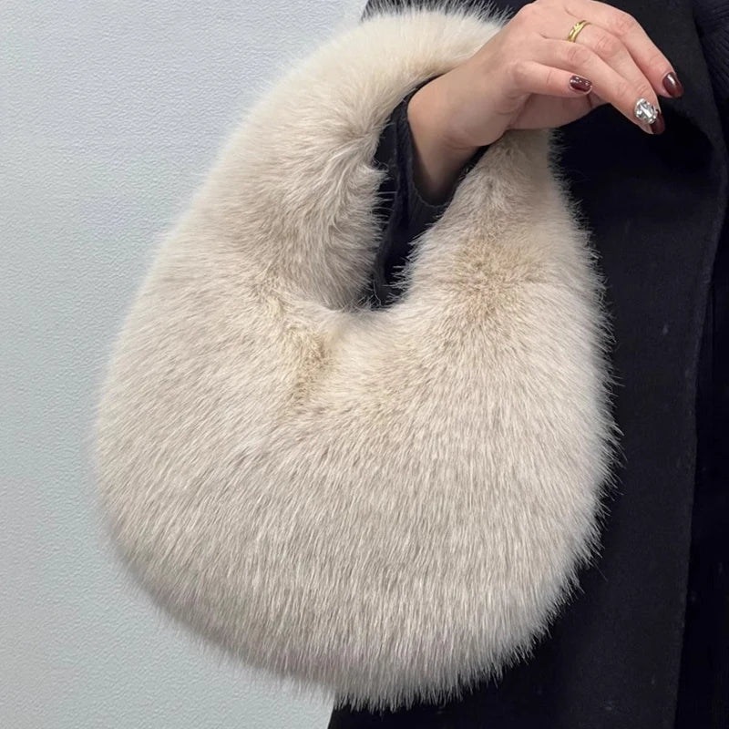 Faux Fur Women’s Tote Bag