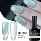 Moonlight Cat Magnetic Gel Nail
