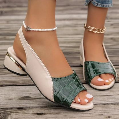 Back Hollow One-Line Sandals