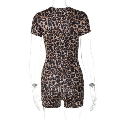 Women’s Leopard Summer Jumpsuit