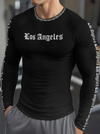 3D Print Casual Long Sleeve Tee