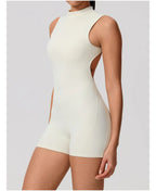 High Waist Scrunch Sports Jumpsuit