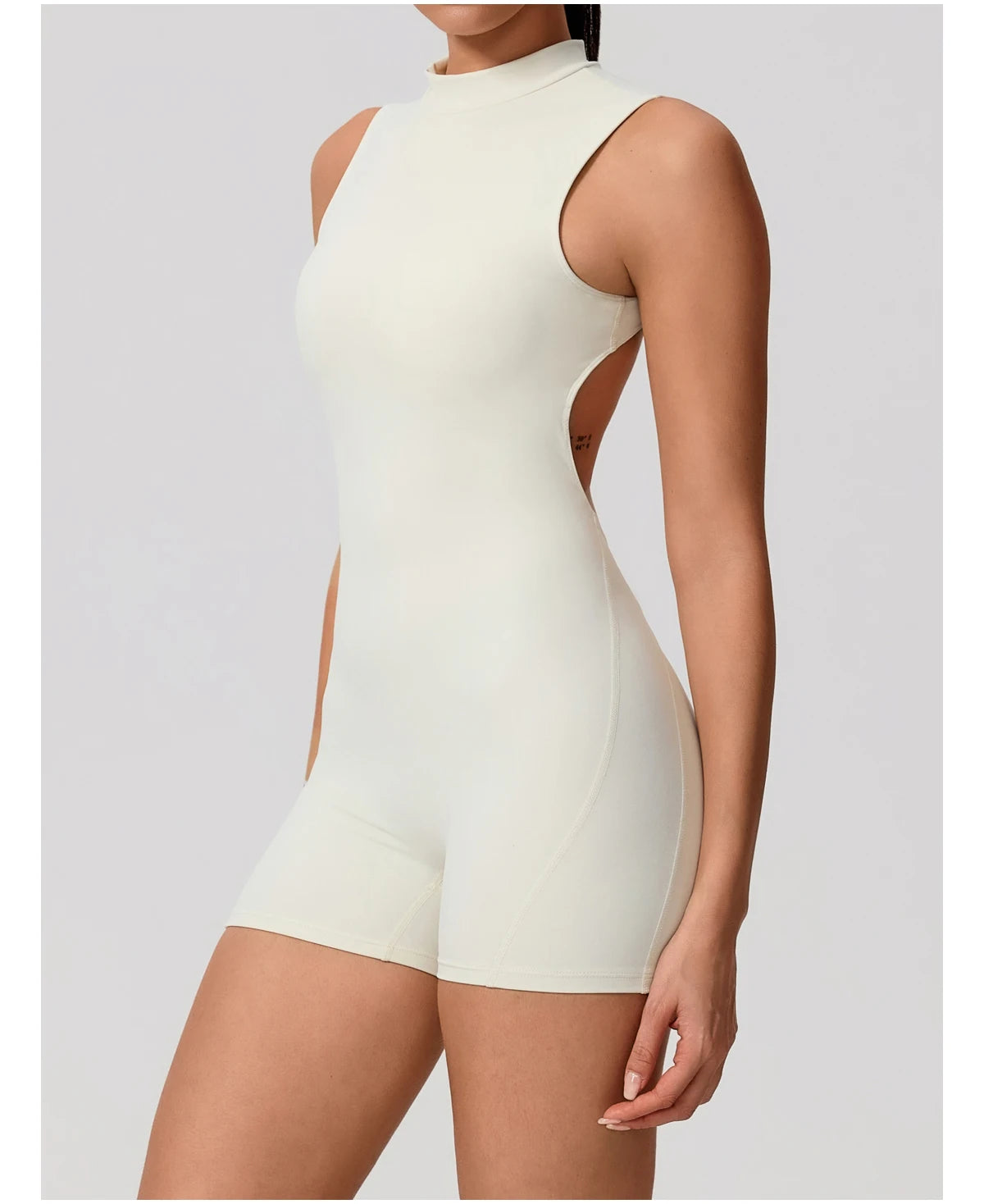 High Waist Scrunch Sports Jumpsuit