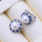 Personalized Pearl Stud Earrings