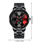 Luxfacigoo Car Wheel Quartz Watch