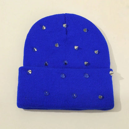 Punk Rivet Gothic Beanie Hat