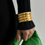 Punk Metal Bangle Set