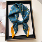Elegant Silk Feel Square Scarf