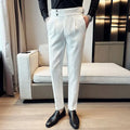 High-Waist Formal Slim Dress Pants
