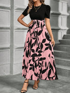 Elegant Floral Maxi Dress