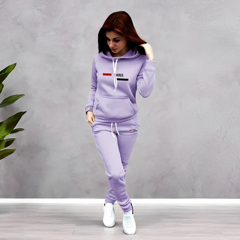 Hooded Tracksuit Set