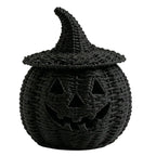Wicker Pumpkin Lantern Storage Box