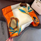 Polka Dot Square Silk Scarf