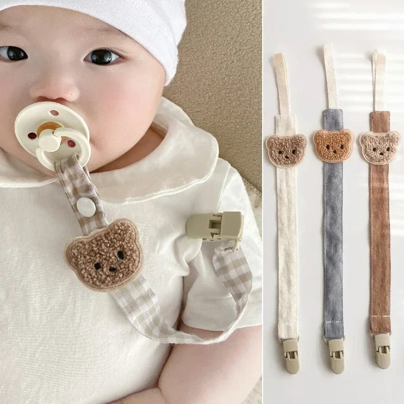 Baby Cute Bear Pacifier Clip