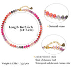 Rainbow Gemstone Choker Necklace