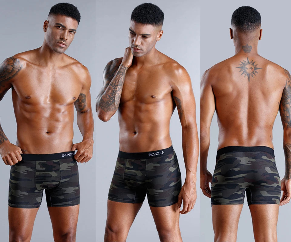 Cotton Boxers Underwear Sexy Print