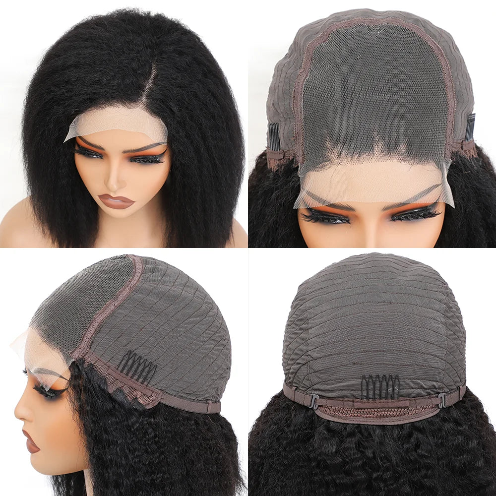 Transparent Kinky Lace Wig
