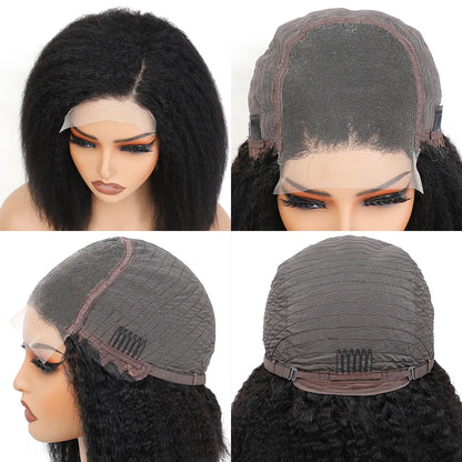 Transparent Kinky Lace Wig