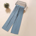 RankSweet Pleated Drape Wide-Leg Pants