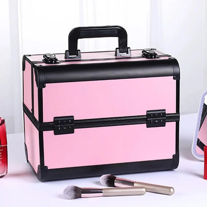 Aluminum Makeup Train Case
