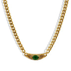 Crystal Choker Chain Necklace