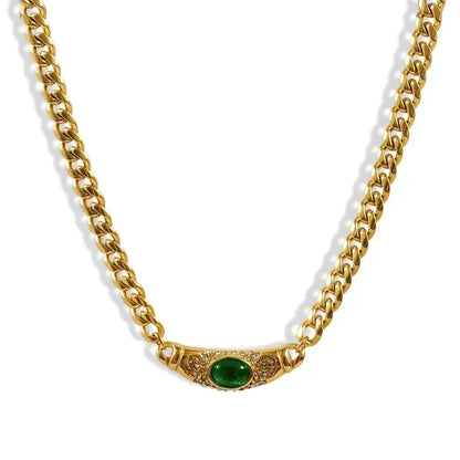 Crystal Choker Chain Necklace