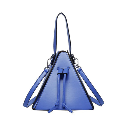 Luxury Leather Triangle Shoulder Bag