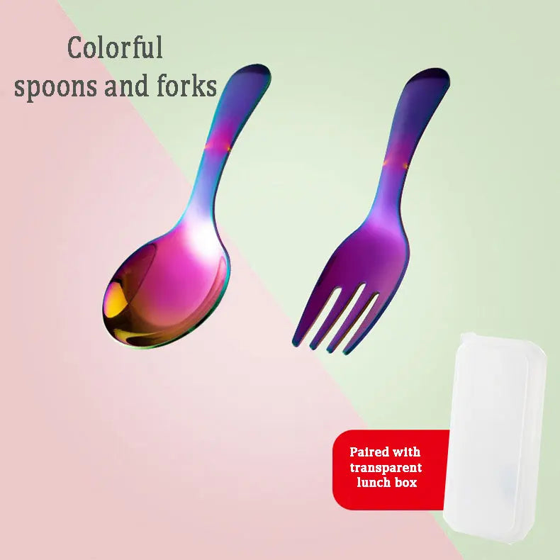 Portable stainless steel tableware