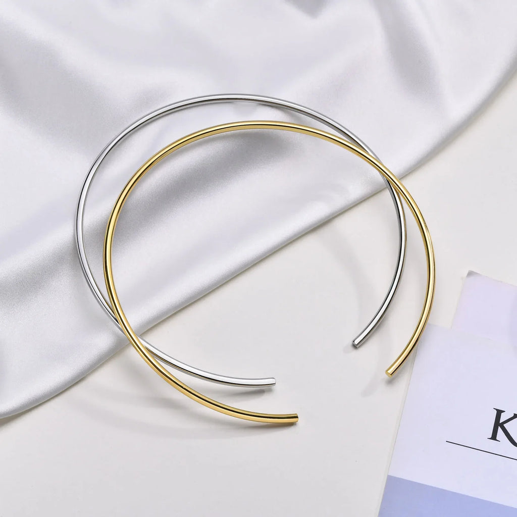 Open Collar Choker Necklace