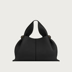 Pleated Leather Crossbody Bag