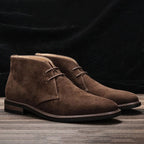 Retro Synthetic Desert Boots