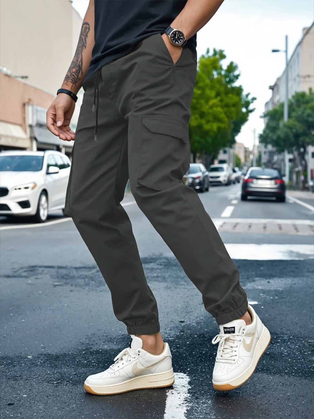 Slim Straight Travel Pants