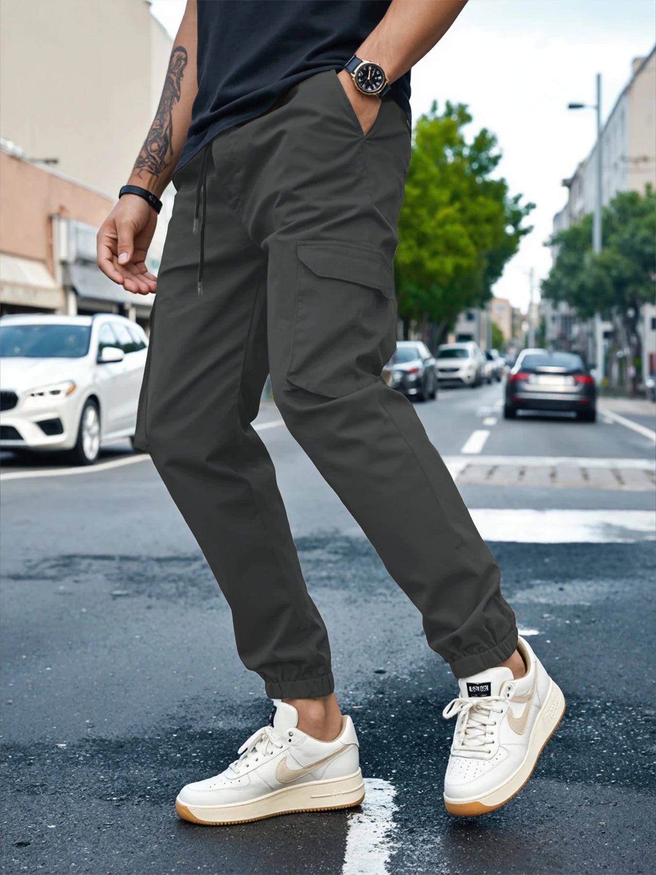 Slim Straight Travel Pants