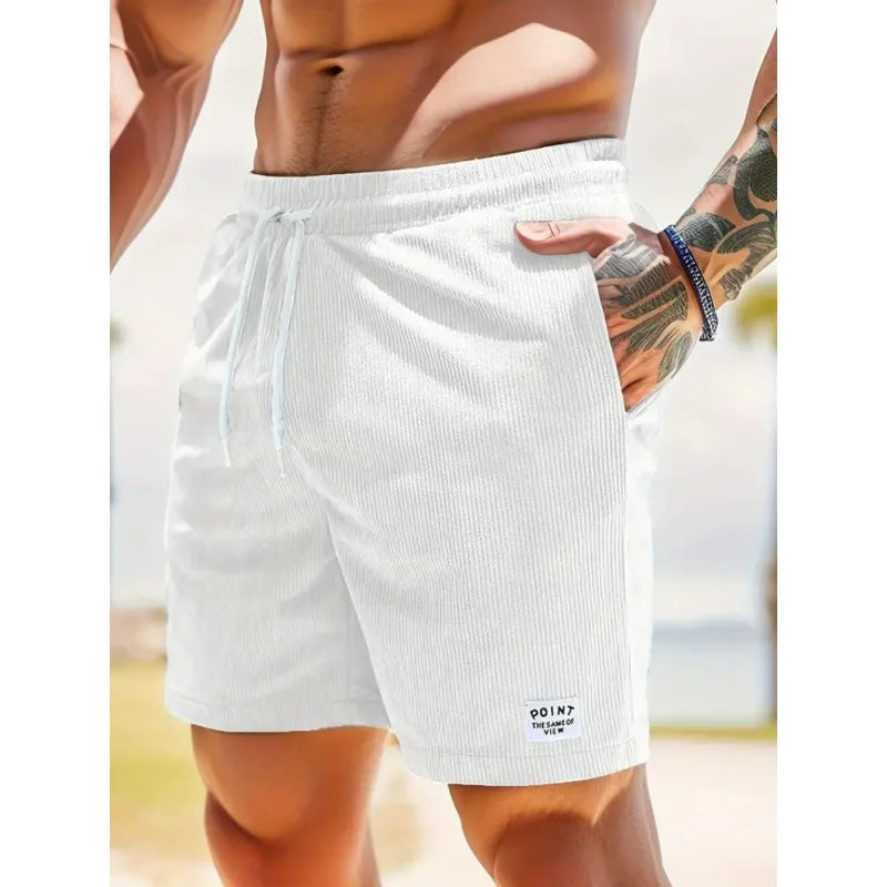 Corduroy Sweatpants Beach Shorts