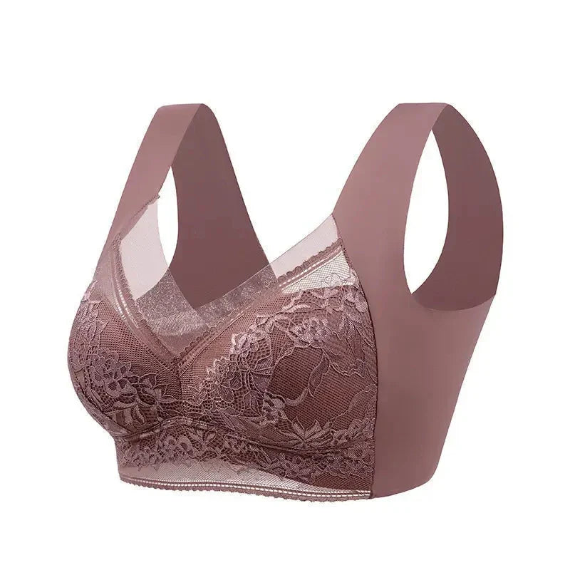 Plus size seamless bralette