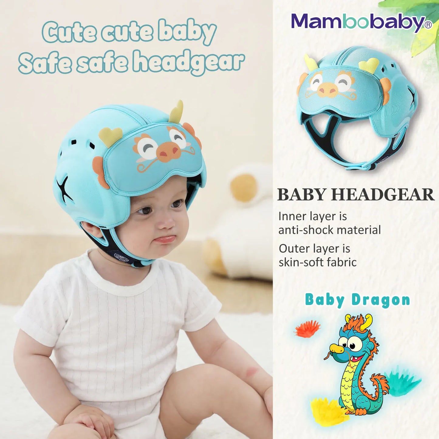 Mambobaby Safe Baby Helmet