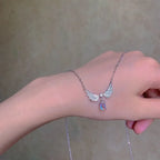 Insect Pendant Snake Necklace