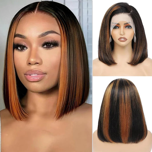 High Density Straight Human Hair Wigs