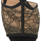 Elegant Microfiber High Heel Sandals