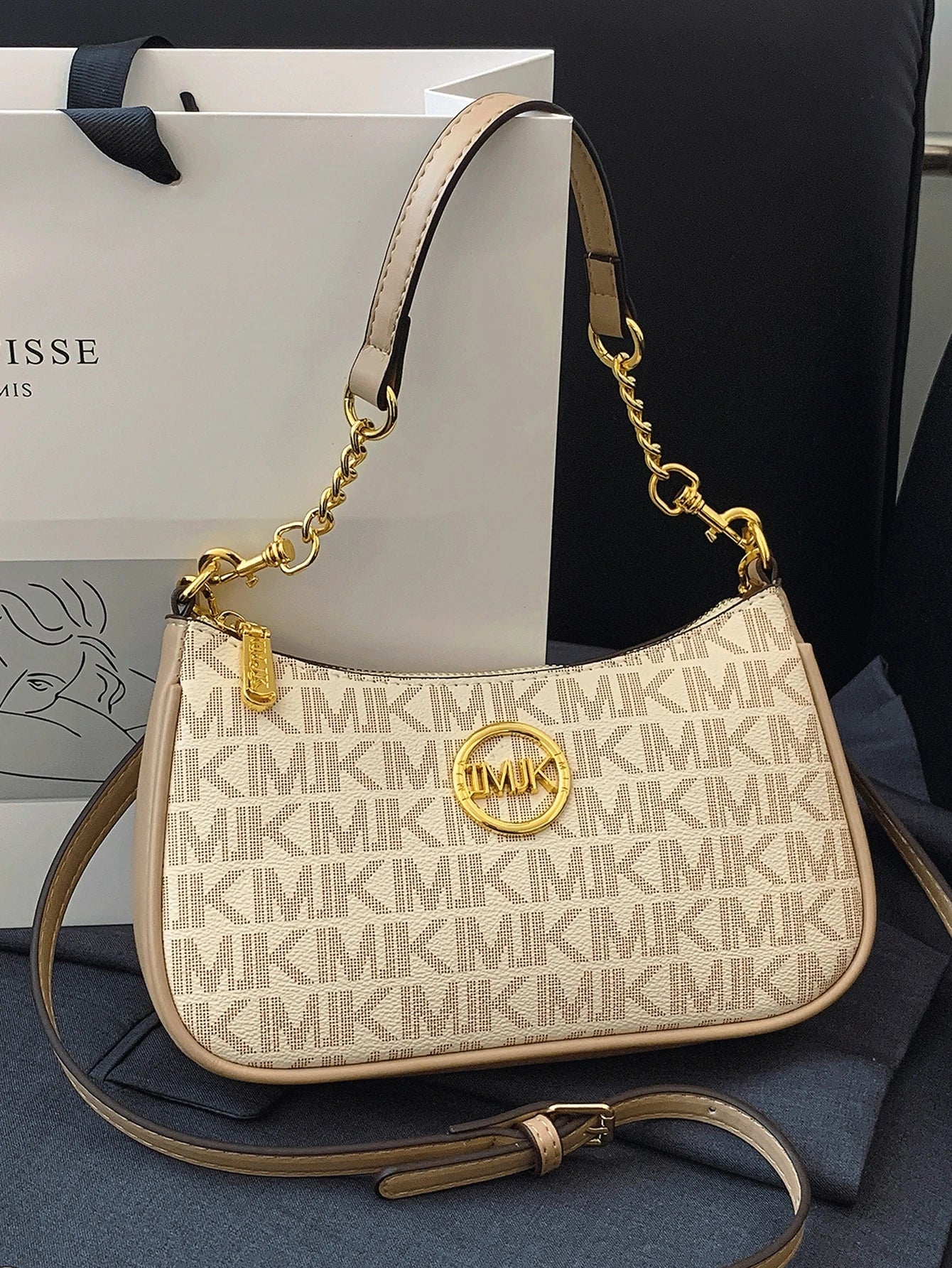 Gold Chain Crossbody Bag